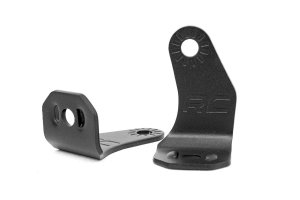 LED Light Bar - Rough Country - Curved, Dual Row, Cool White DRL - Black